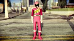 Power Rangers Kyoryu Pink Skin für GTA San Andreas