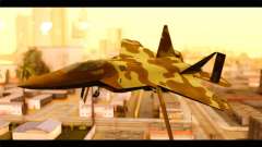 F-22 Raptor Desert Camouflage pour GTA San Andreas