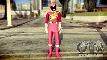 Power Rangers Kyoryu Pink Skin pour GTA San Andreas