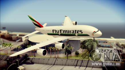 Airbus A380-800 Fly Emirates Airline pour GTA San Andreas