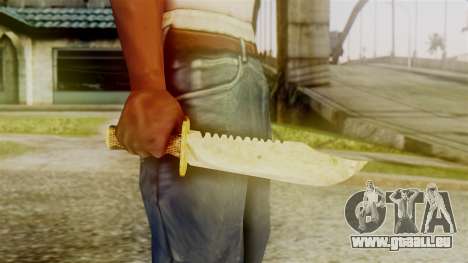 Red Dead Redemption Knife Sergio pour GTA San Andreas