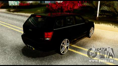 Jeep Grand Cherokee SRT8 Restyling M Final pour GTA San Andreas