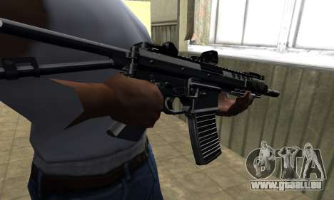 Full Black Automatic Gun pour GTA San Andreas