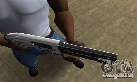 Mini White Shotgun für GTA San Andreas