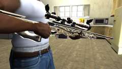 Gold Dragon Sniper Rifle für GTA San Andreas