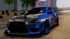 Mitsubishi Lancer Evolution X Taihou Itasha pour GTA San Andreas