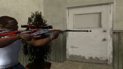 Red Flag Sniper Rifle für GTA San Andreas