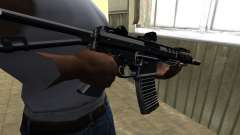 Full Black Automatic Gun für GTA San Andreas
