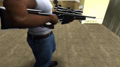 Full Black Sniper Rifle für GTA San Andreas