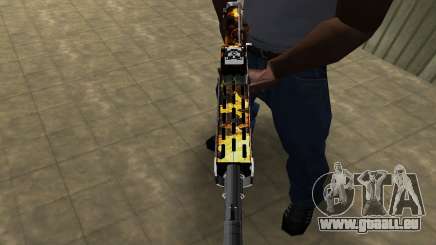 Brighty Yellow Combat Shotgun für GTA San Andreas