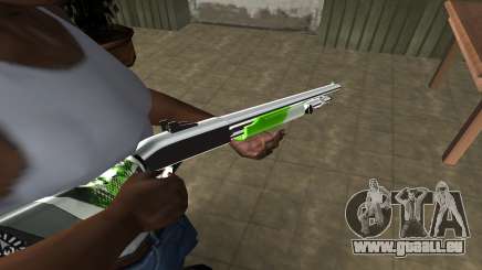 Green Lines Shotgun für GTA San Andreas