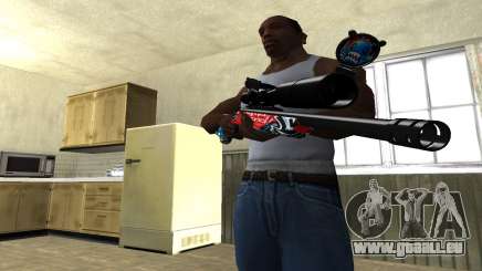 Red Shark Sniper Rifle pour GTA San Andreas