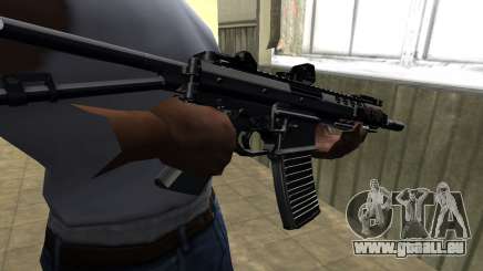 Full Black Automatic Gun für GTA San Andreas