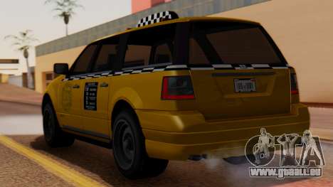 Landstalker Taxi SR 4 Style pour GTA San Andreas