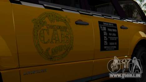 Landstalker Taxi SR 4 Style pour GTA San Andreas