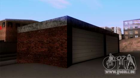 New LSPD garage für GTA San Andreas