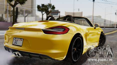 Porsche Boxter GTS 2016 pour GTA San Andreas