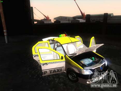 Dacia Logan Taxi UNIVIP pour GTA San Andreas