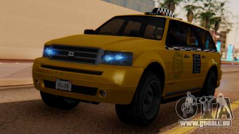 Landstalker Taxi SR 4 Style pour GTA San Andreas