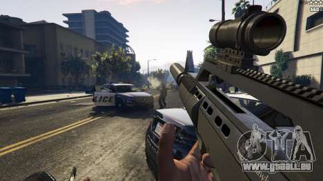 GTA 5 4K HD Raiders Blood, Violence, Ragdoll Overh
