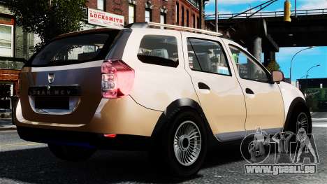 Dacia Logan MCV Stepway 2014 pour GTA 4