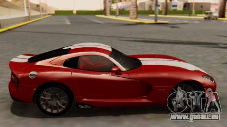 Dodge Viper SRT GTS 2013 HQLM (MQ PJ) pour GTA San Andreas