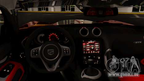 Dodge Viper SRT GTS 2013 HQLM (MQ PJ) für GTA San Andreas