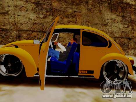 Volkswagen Beetle 1975 Jeans Édition Personnalis pour GTA San Andreas