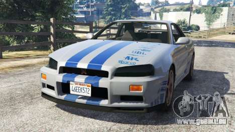 Nissan Skyline R34 GT-R 2002 Fast and Furious