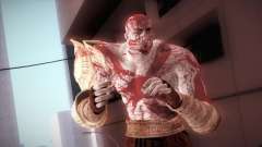 God Of War 3 Kratos Blood für GTA San Andreas