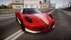 Alfa Romeo 4C 2014 SBK Safety Car pour GTA 4