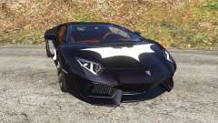 Lamborghini Aventador LP700-4 Batman v1 pour GTA 5