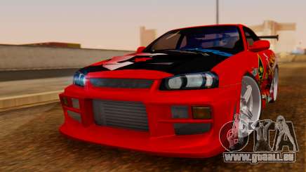 Nissan Skyline R34 Drift Monkey pour GTA San Andreas