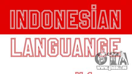 Indonésien Sous-Titres (En Jeu) pour GTA San Andreas