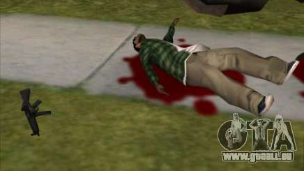 Weapons on the Ground für GTA San Andreas