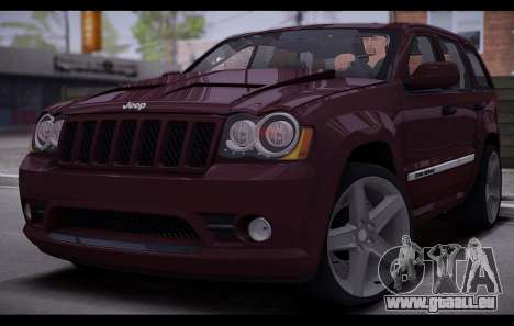 Jeep Grand Cherokee SRT8 2008 pour GTA San Andreas