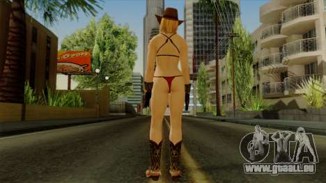 Dead or Alive 5 Tina Cowgirl Outfit für GTA San Andreas