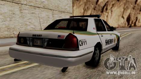 Ford Crown Victoria LP v2 Sheriff New pour GTA San Andreas