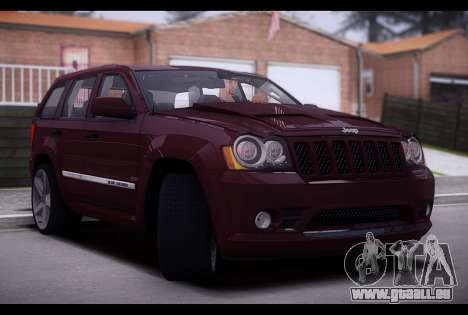 Jeep Grand Cherokee SRT8 2008 pour GTA San Andreas