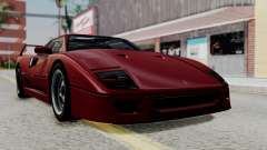 Ferrari F40 1987 with Up Lights IVF pour GTA San Andreas