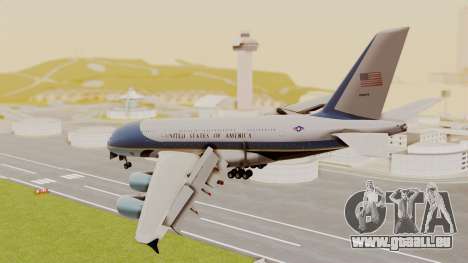 Airbus A380 Air Force One für GTA San Andreas