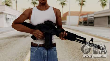 AK-103 with Rifle Dot Aimpoint M2 pour GTA San Andreas