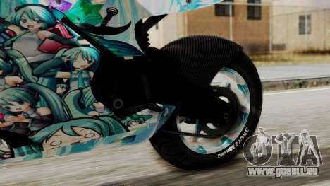 Bati Motorcycle Hatsune Miku Itasha pour GTA San Andreas