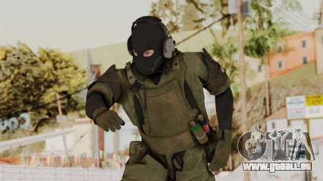 MGSV Ground Zero MSF Soldier für GTA San Andreas