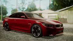 BMW M4 Coupe 2015 Walnut Wood pour GTA San Andreas
