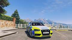 Audi A4 Avant 2013 British Police für GTA 5