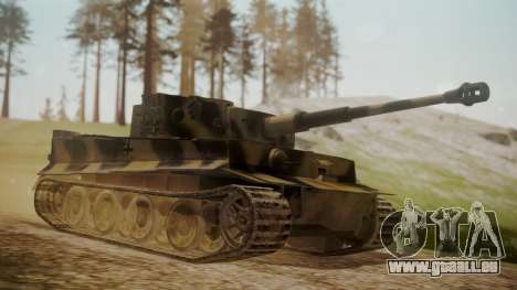 Panzerkampfwagen VI Tiger Ausf. H1 No Interior pour GTA San Andreas
