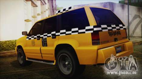 Albany Cavalcade Taxi (Saints Row 4 Style) für GTA San Andreas