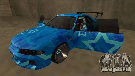 Nissan Skyline R33 Drift Blue Star für GTA San Andreas