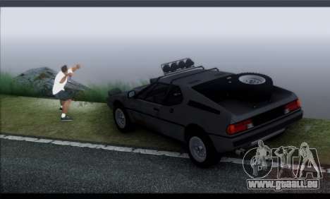 BMW M1 E26 Rusty Rebel pour GTA San Andreas